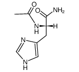 Ac-L-His-NH2结构式