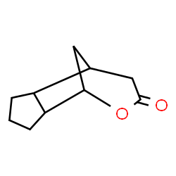 octahydro-1,5-methano-3H-cyclopent[c]oxepin-3-one结构式