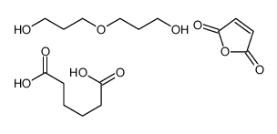 furan-2,5-dione,hexanedioic acid,3-(3-hydroxypropoxy)propan-1-ol Structure