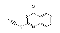 (4-sulfanylidene-3,1-benzothiazin-2-yl) thiocyanate结构式