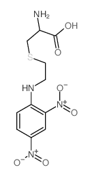 L-Cysteine, S-[2-[(2,4-dinitrophenyl)amino]ethyl]- structure