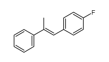 1-fluoro-4-(2-phenylprop-1-en-1-yl)benzene Structure