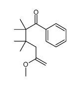 5-methoxy-2,2,3,3-tetramethyl-1-phenylhex-5-en-1-one Structure