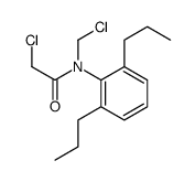 2-chloro-N-(chloromethyl)-N-(2,6-dipropylphenyl)acetamide Structure