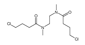 4-chloro-N-[2-[4-chlorobutanoyl(methyl)amino]ethyl]-N-methylbutanamide结构式