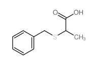 2-(benzylthio)propanoic acid结构式