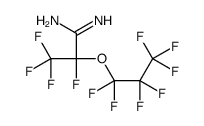 2,3,3,3-tetrafluoro-2-(1,1,2,2,3,3,3-heptafluoropropoxy)propanimidamide Structure