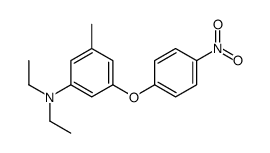 N,N-diethyl-3-methyl-5-(4-nitrophenoxy)aniline Structure