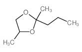 2,4-dimethyl-2-propyl-1,3-dioxolane Structure