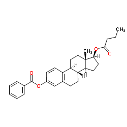 Estradiol Benzoate Butyrate Structure