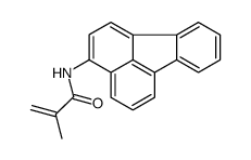 N-fluoranthen-3-yl-2-methylprop-2-enamide Structure