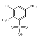 4-amino-6-chlorotoluene-2-sulphonic acid Structure