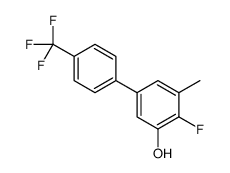 2-fluoro-3-methyl-5-[4-(trifluoromethyl)phenyl]phenol Structure