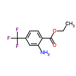 2-氨基-4-三氟甲基苯甲酸乙酯结构式