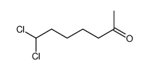 2-Heptanone, 7,7-dichloro- Structure