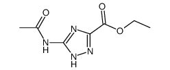 1H-1,2,4-Triazole-3-carboxylicacid,5-(acetylamino)-,ethylester(9CI) picture