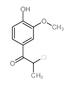 2-Chloro-1-(4-hydroxy-3-methoxyphenyl)propan-1-one图片