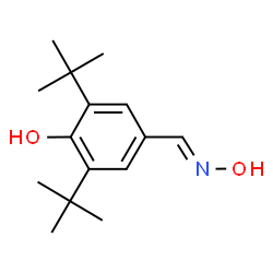 (E)-3,5-DI-TERT-BUTYL-4-HYDROXYBENZALDEHYDE OXIME结构式