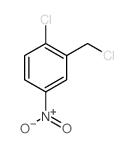 1-chloro-2-(chloromethyl)-4-nitro-benzene结构式