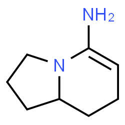 5-Indolizinamine,1,2,3,7,8,8a-hexahydro-(9CI)结构式