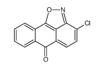 3-chloro-6-oxo-6H-anthra[1,9-cd]isoxazole Structure