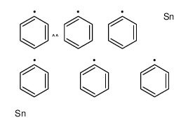 triphenyl(triphenylstannylmethyl)stannane Structure