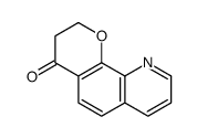 2,3-dihydropyrano[3,2-h]quinolin-4-one结构式