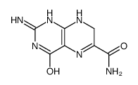 2-amino-4-oxo-7,8-dihydro-1H-pteridine-6-carboxamide Structure