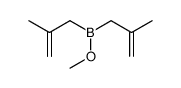 dimethallylmethoxyborane Structure