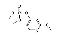 Phosphoric acid, 6-methoxy-4-pyrimidinyl dimethyl ester (9CI) Structure