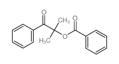 (2-methyl-1-oxo-1-phenyl-propan-2-yl) benzoate Structure