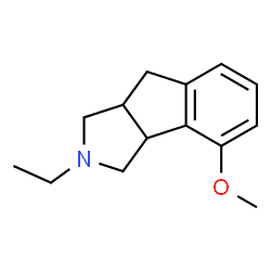 Indeno[1,2-c]pyrrole, 2-ethyl-1,2,3,3a,8,8a-hexahydro-4-methoxy- (9CI)结构式