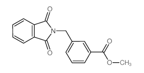 Methyl 3-[(1,3-dioxo-1,3-dihydro-2H-isoindol-2-yl)methyl]benzoate结构式