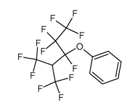 ((1,1,1,2,2,3,5,5,5-nonafluoro-4-(trifluoromethyl)pentan-3-yl)oxy)benzene Structure