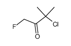 3-Chlor-1-fluor-3-methyl-2-butanon结构式