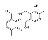 (4E)-4-[[[3-hydroxy-5-(hydroxymethyl)-2-methylpyridin-4-yl]methylamino]methylidene]-5-(hydroxymethyl)-2-methylpyridin-3-one结构式