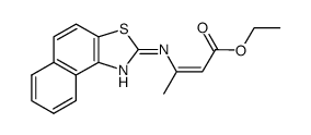 3-(2-Naphtho[1,2-d]thiazolylamino)crotonsaeureethylester结构式