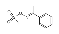 acetophenone oxime mesylate Structure