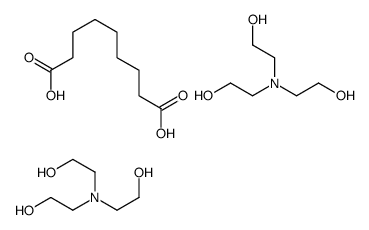 azelaic acid, compound with 2,2',2''-nitrilotriethanol (1:2) Structure