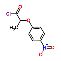 2-(4-Nitrophenoxy)propanoyl chloride结构式