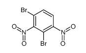 1,3-dibromo-2,4-dinitro-benzene结构式