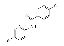 BENZAMIDE, N-(5-BROMO-2-PYRIDINYL)-4-CHLORO结构式