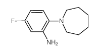 2-(1-Azepanyl)-5-fluoroaniline Structure