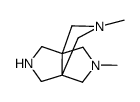 3,7-Dimethyl-3,7,10-triaza-tricyclo[3.3.3.01,5]undecane结构式