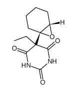 5-Ethyl-5-(1S,6S)-7-oxa-bicyclo[4.1.0]hept-1-yl-pyrimidine-2,4,6-trione结构式