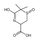 6,6-dimethyl-1,5-dioxo-1,4-thiazinane-3-carboxylic acid结构式