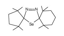 1,1,4,4,8,8,12,12-Octamethyl-6-selena-13,14-diazadispiro<4.1.5.2>tetradec-13-en结构式