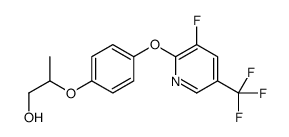 2-[4-[3-fluoro-5-(trifluoromethyl)pyridin-2-yl]oxyphenoxy]propan-1-ol Structure