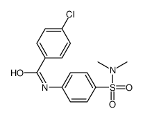 4-chloro-N-[4-(dimethylsulfamoyl)phenyl]benzamide Structure