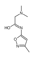 2-(dimethylamino)-N-(3-methyl-1,2-oxazol-5-yl)acetamide Structure